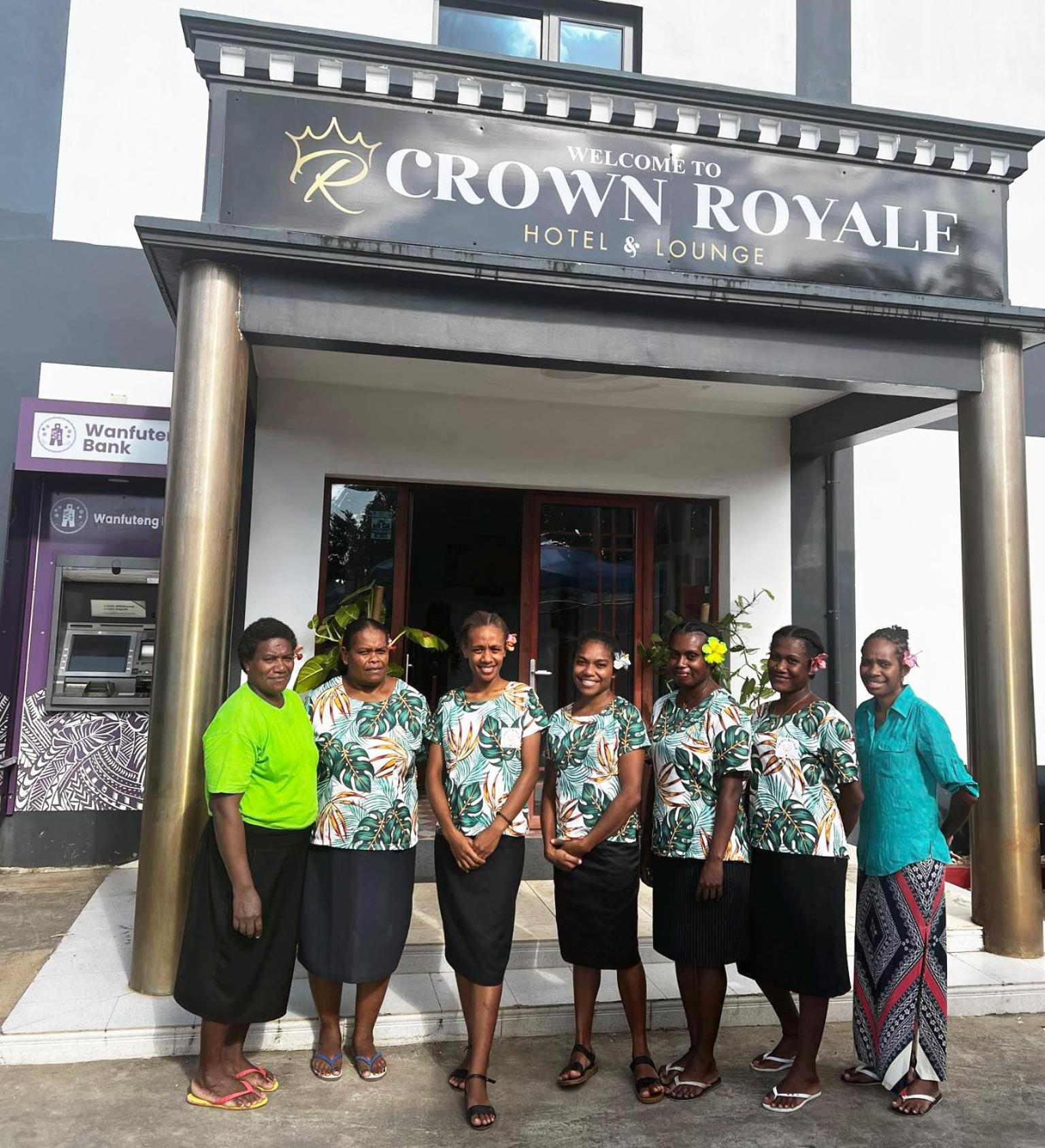 Crown Royale Hotel & Lounge 维拉港 外观 照片